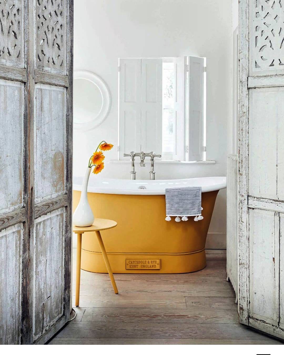 Jaw-Dropping Yellow Bathroom Designs for 2025 21 . Soft Yellow With Rustic Elegance