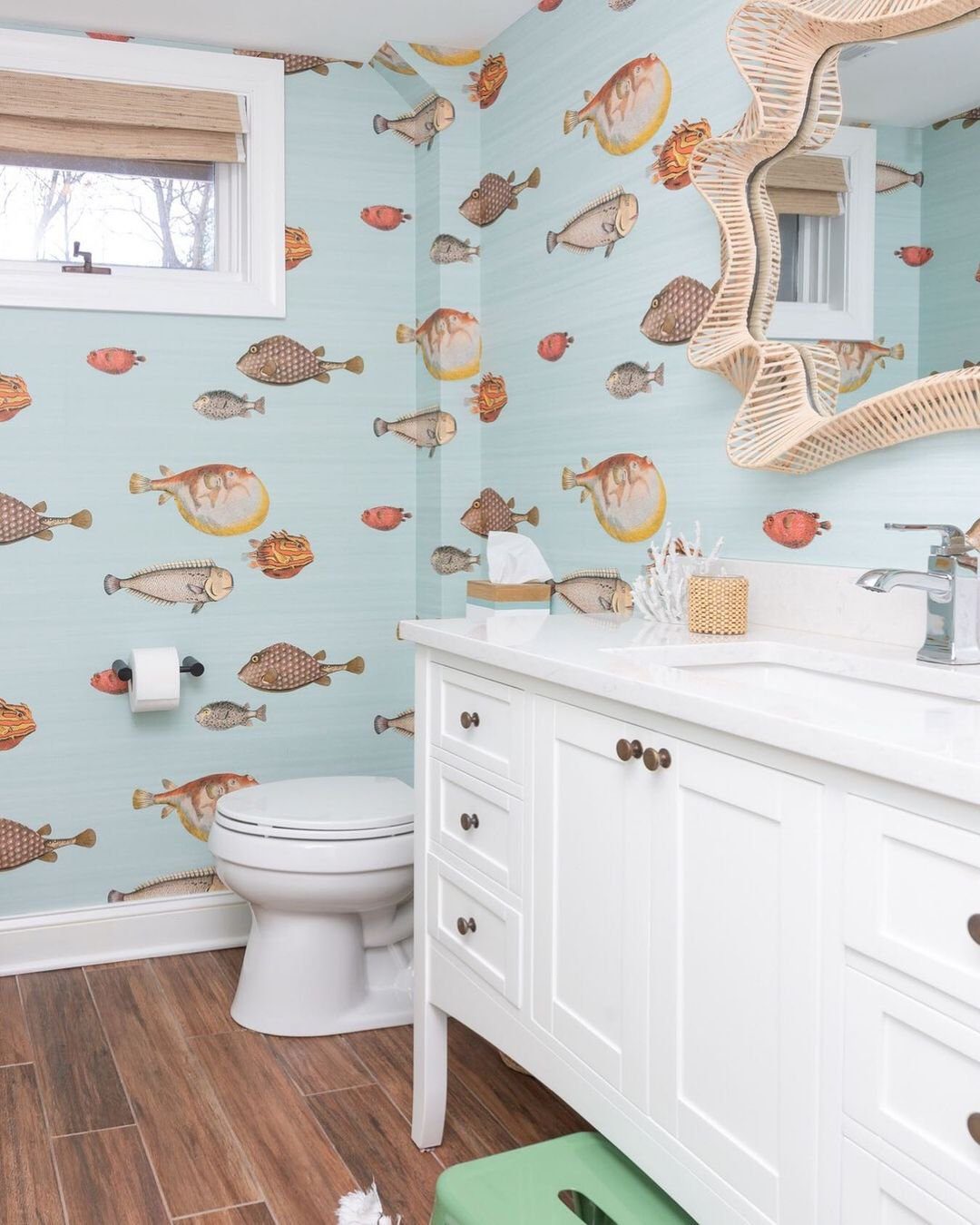 Coastal Bathroom Dreams: 25 Stunning Ideas for 2025! 10 Whimsical Fish and Coastal Fun