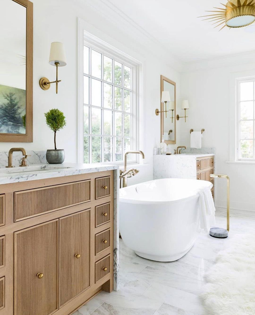 Coastal Bathroom Dreams: 25 Stunning Ideas for 2025! 17 Coastal Elegance With Natural Warmth