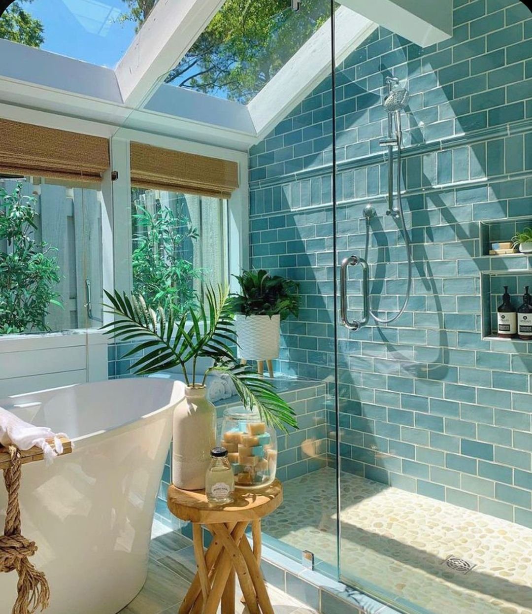 Coastal Bathroom Dreams: 25 Stunning Ideas for 2025! 1 Natural Light Meets Ocean Hues