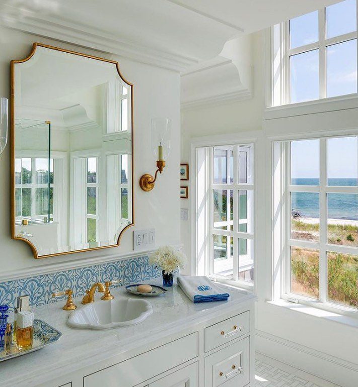 Coastal Bathroom Dreams: 25 Stunning Ideas for 2025! 2 Elegant Blues With Ocean Views