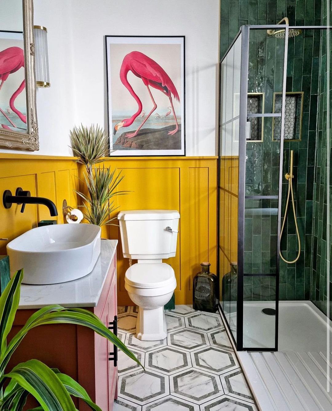 Shocking Dopamine Decor Bathroom Trends for 2025! 10 Bold Color Contrasts For Tropical Vibes