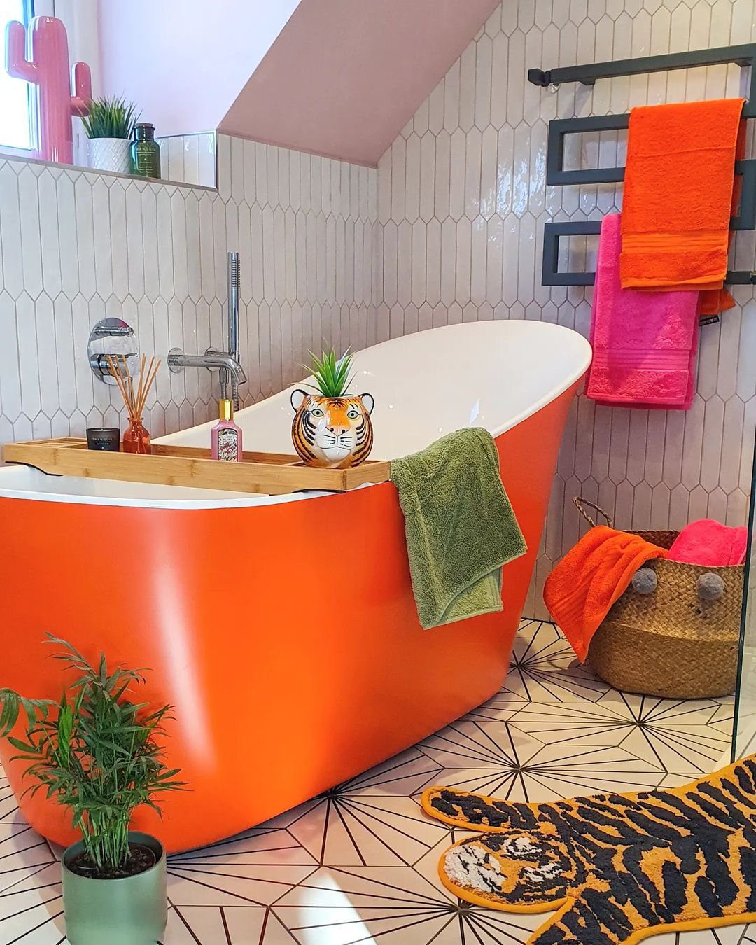 Shocking Dopamine Decor Bathroom Trends for 2025! 4 Bold Colors For A Fun Soak