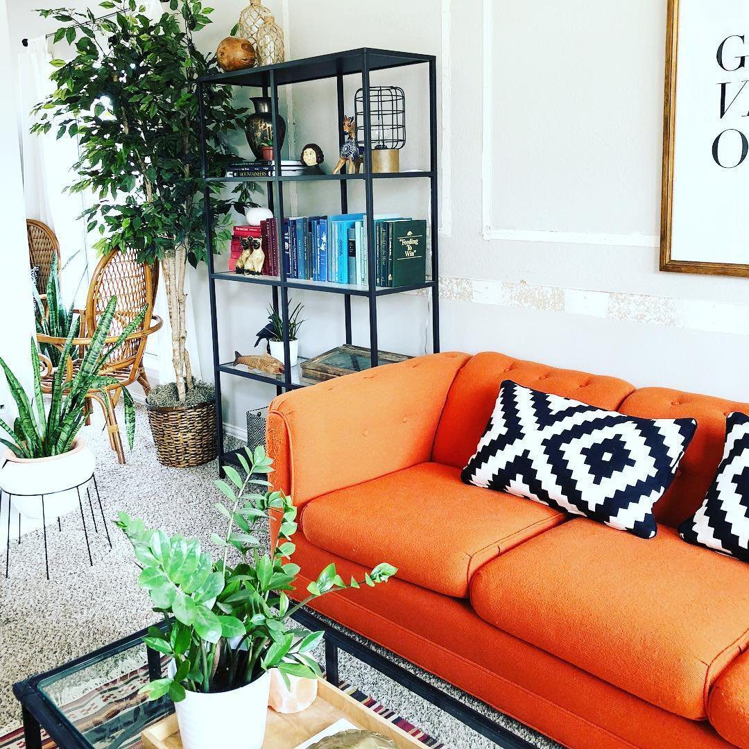 25 Jaw-Dropping Orange Couch Ideas for 2025! 5 Vibrant Orange Sofa With Modern Flair