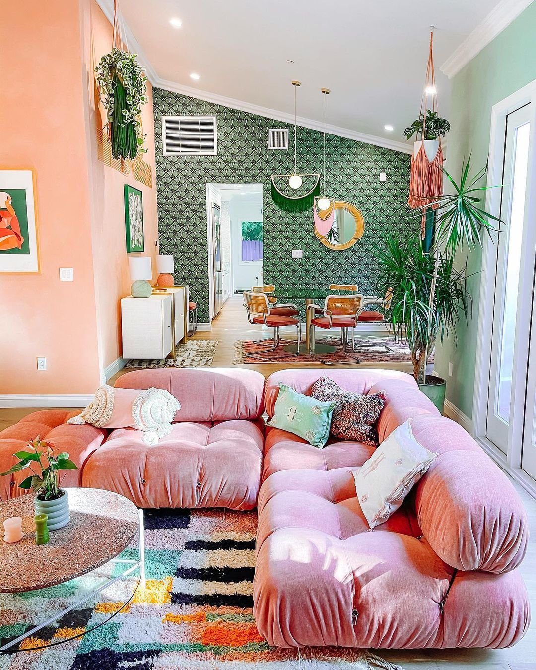 Dreamy Pastel Living Rooms That Wow in 2025 13 Botanical Pastels With Eclectic Flair