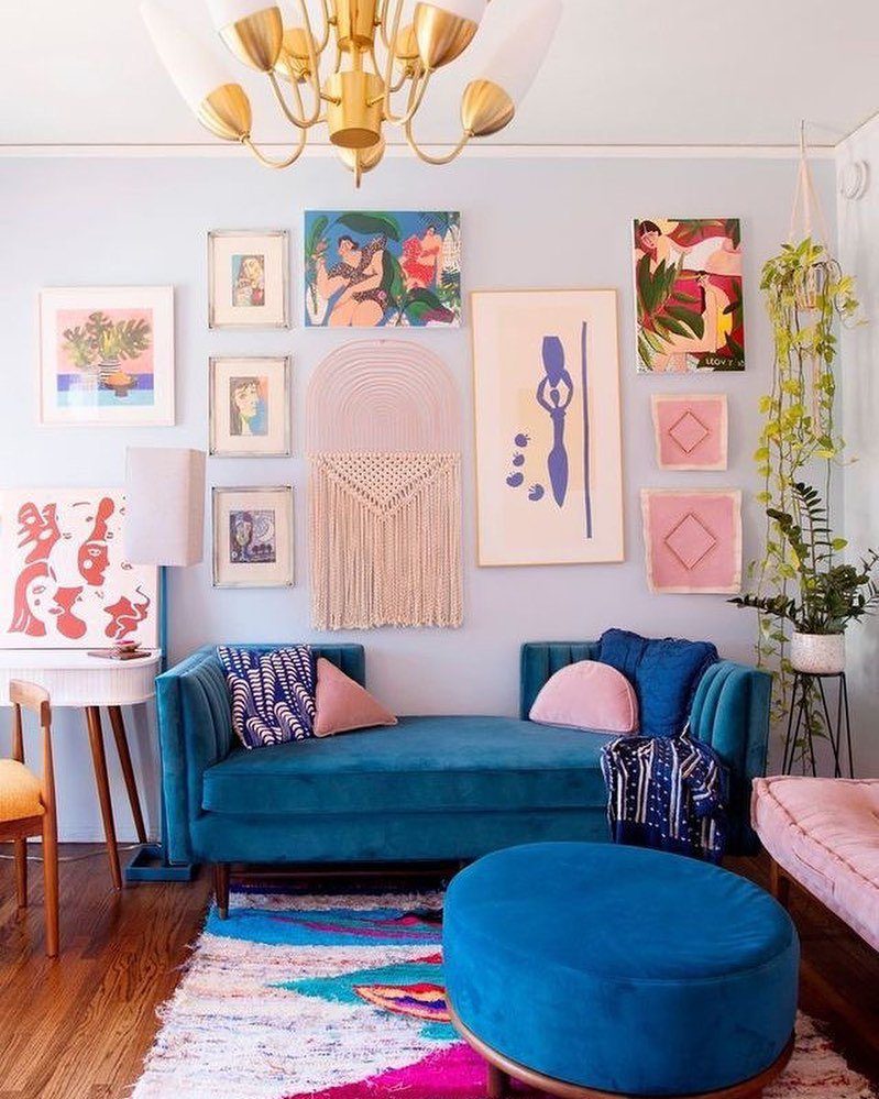 Dreamy Pastel Living Rooms That Wow in 2025 2 Pastel Walls With Bold Accents