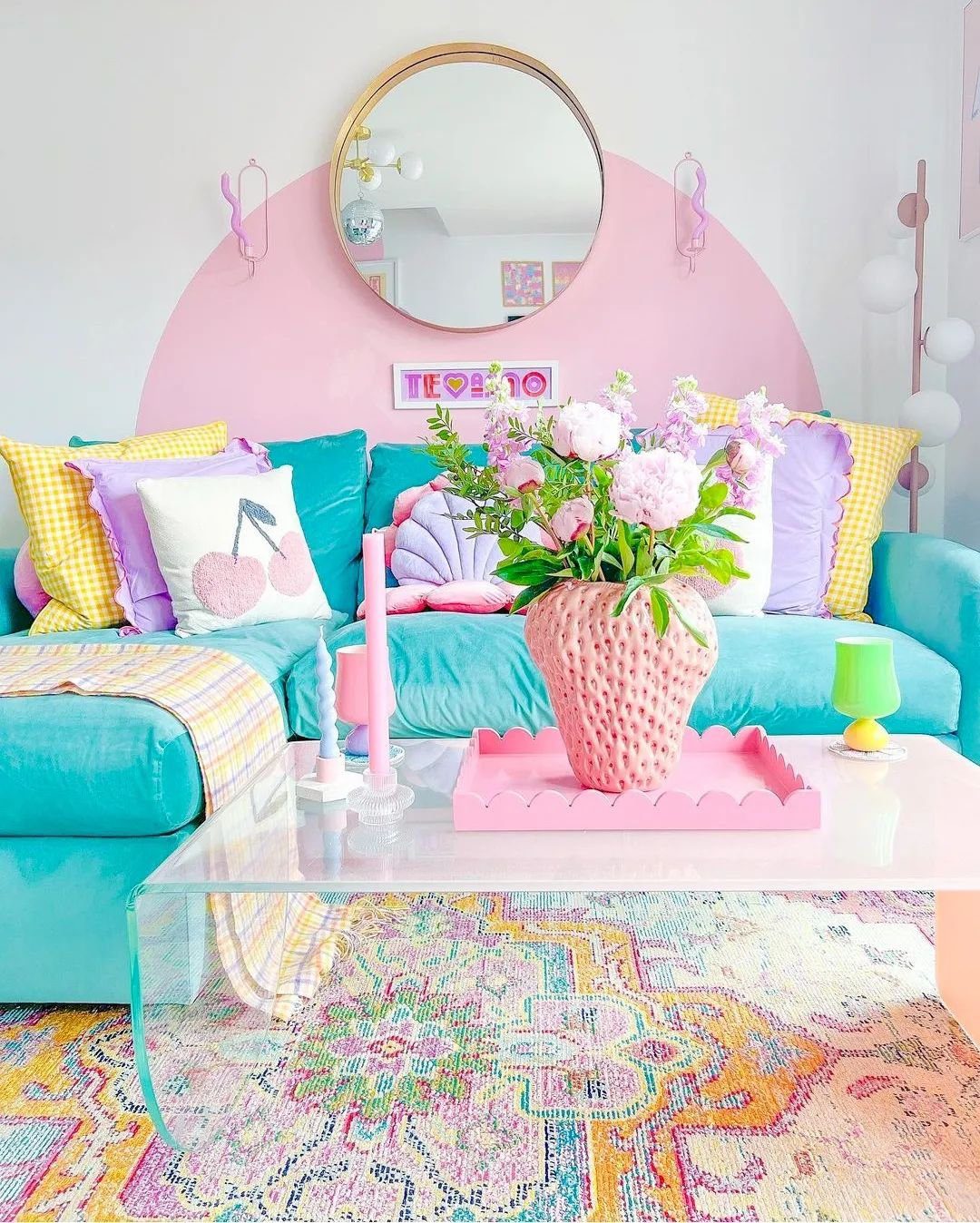 Dreamy Pastel Living Rooms That Wow in 2025 5 Retro Pastels With A Playful Twist