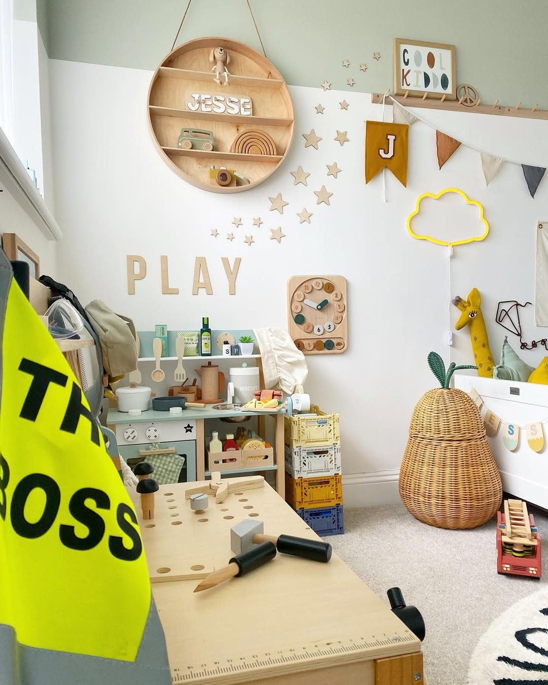 25 Mind-Blowing Kids Playroom Ideas for 2025 13 Creative Playroom With Natural Accents