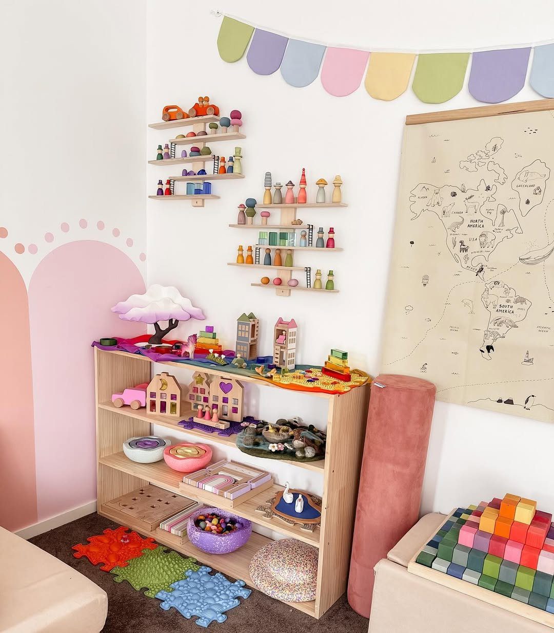 25 Mind-Blowing Kids Playroom Ideas for 2025 17 Colorful Playroom With Organized Charm