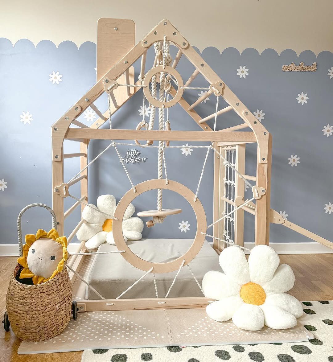 25 Mind-Blowing Kids Playroom Ideas for 2025 5 Playful Climbing Zone With Whimsical Charm