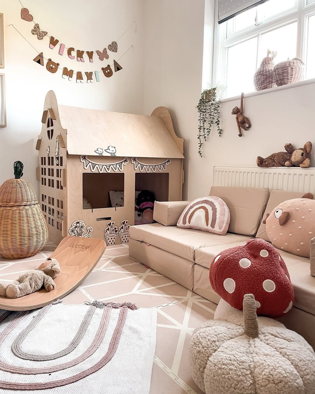 25 Mind-Blowing Kids Playroom Ideas for 2025 7 Cozy Playroom With A Magical Hideaway