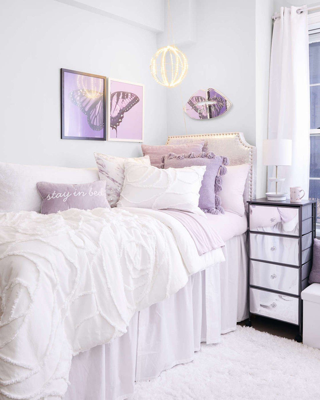 Luxurious Purple Bedrooms That Stun in 2025 8 Soft Lavender With Chic White Accents