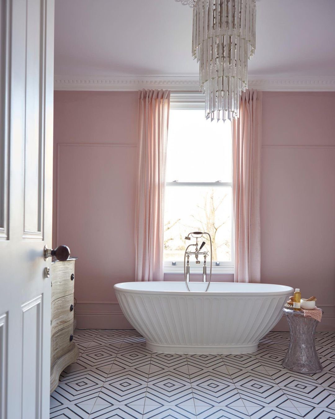 25 Chic And Glamorous Art Deco Bathroom Ideas You Should See 10 Soft Glamour With Deco Details