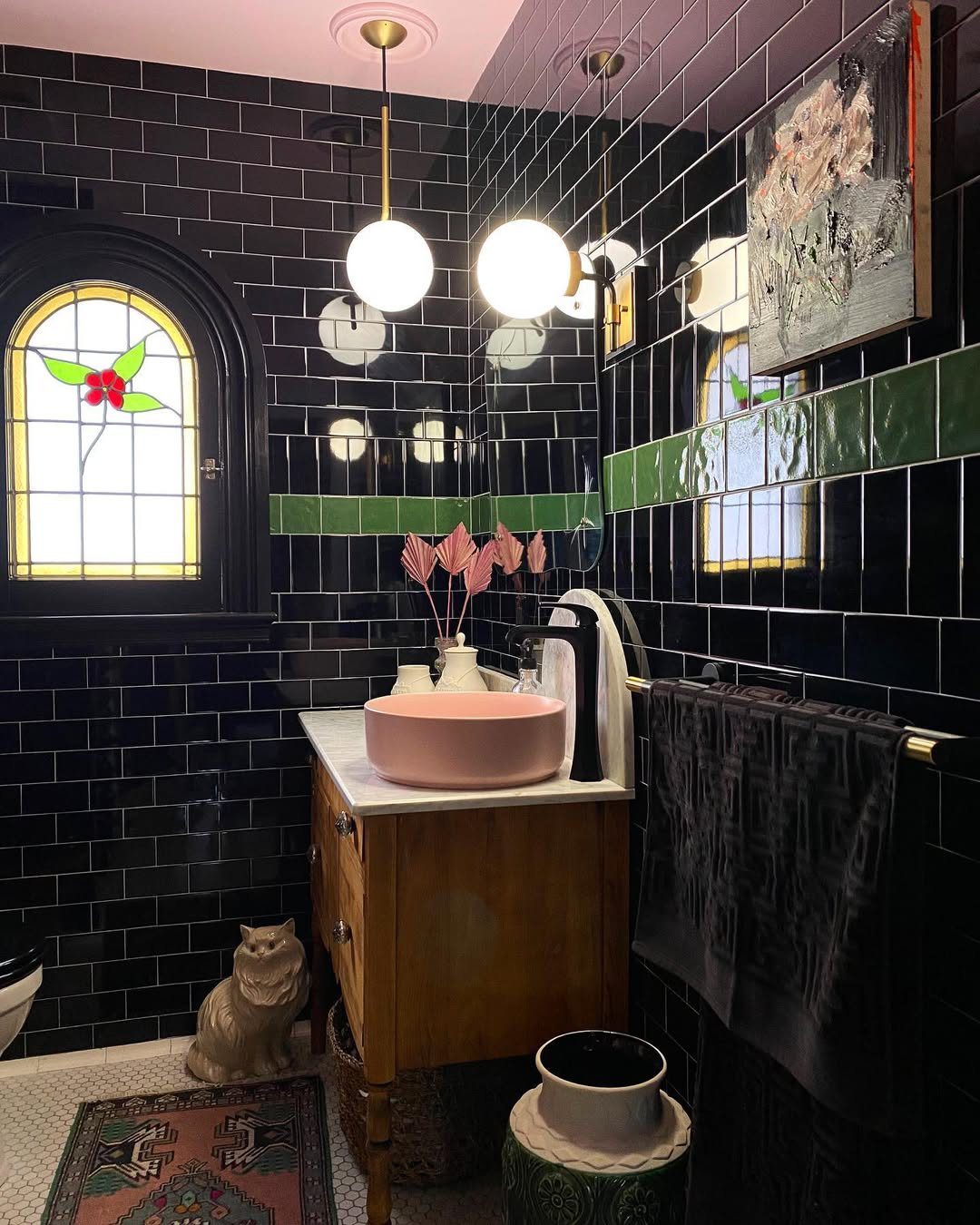 25 Chic And Glamorous Art Deco Bathroom Ideas You Should See 21 Bold Deco With Whimsical Touches