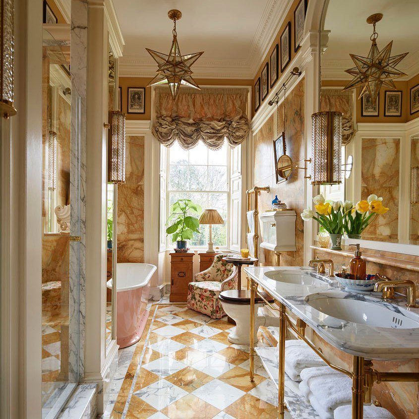 25 Mind-Blowing Maximalist Bathroom Ideas for 2025 1 A Symphony Of Elegance And Abundance