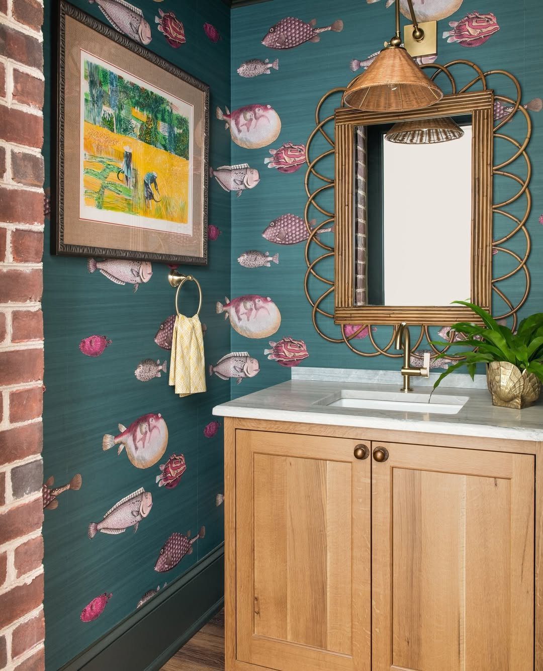 25 Mind-Blowing Maximalist Bathroom Ideas for 2025 18 Coastal Whimsy With Natural Textures