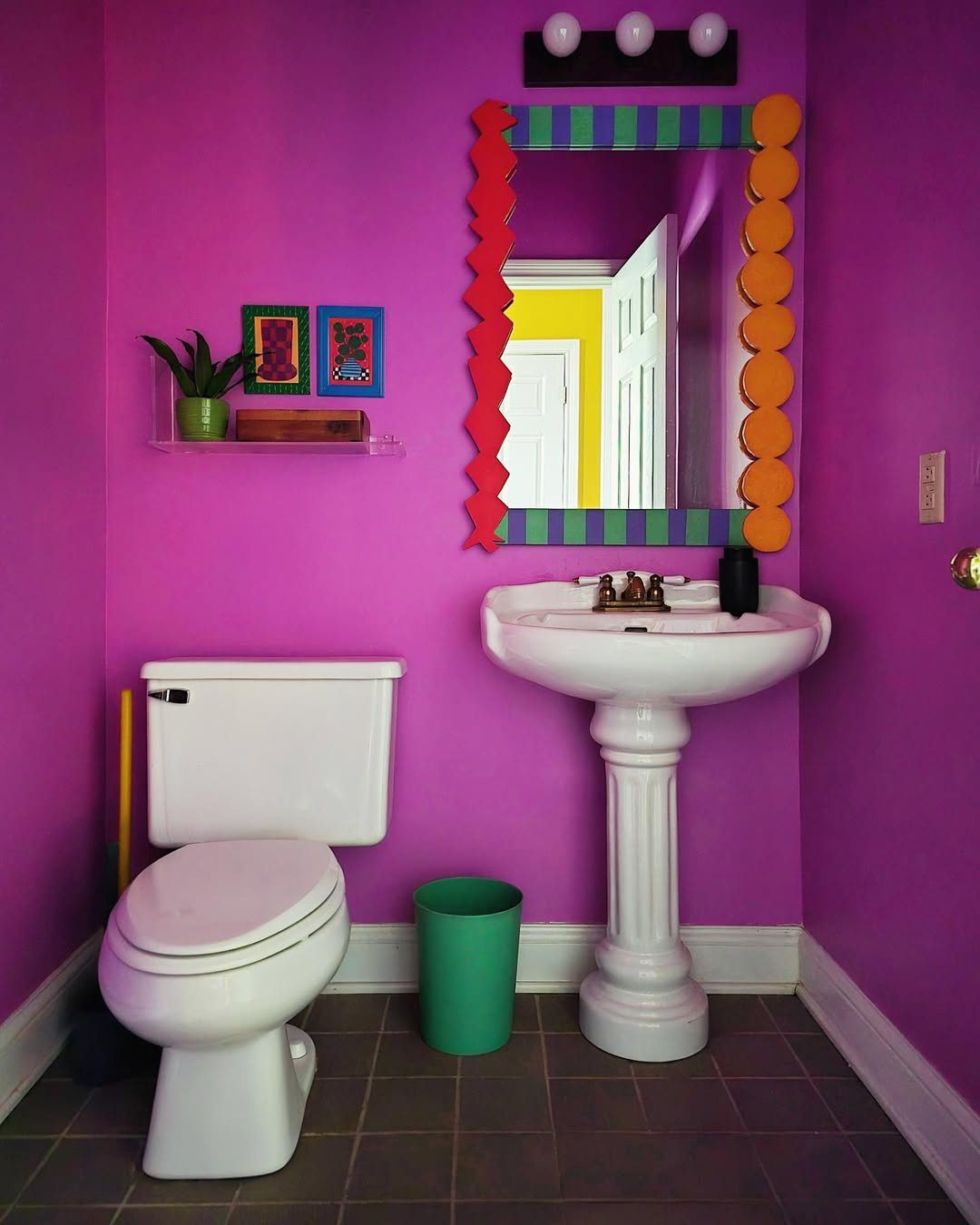 25 Mind-Blowing Maximalist Bathroom Ideas for 2025 25 Playful Colors With Bold Geometry