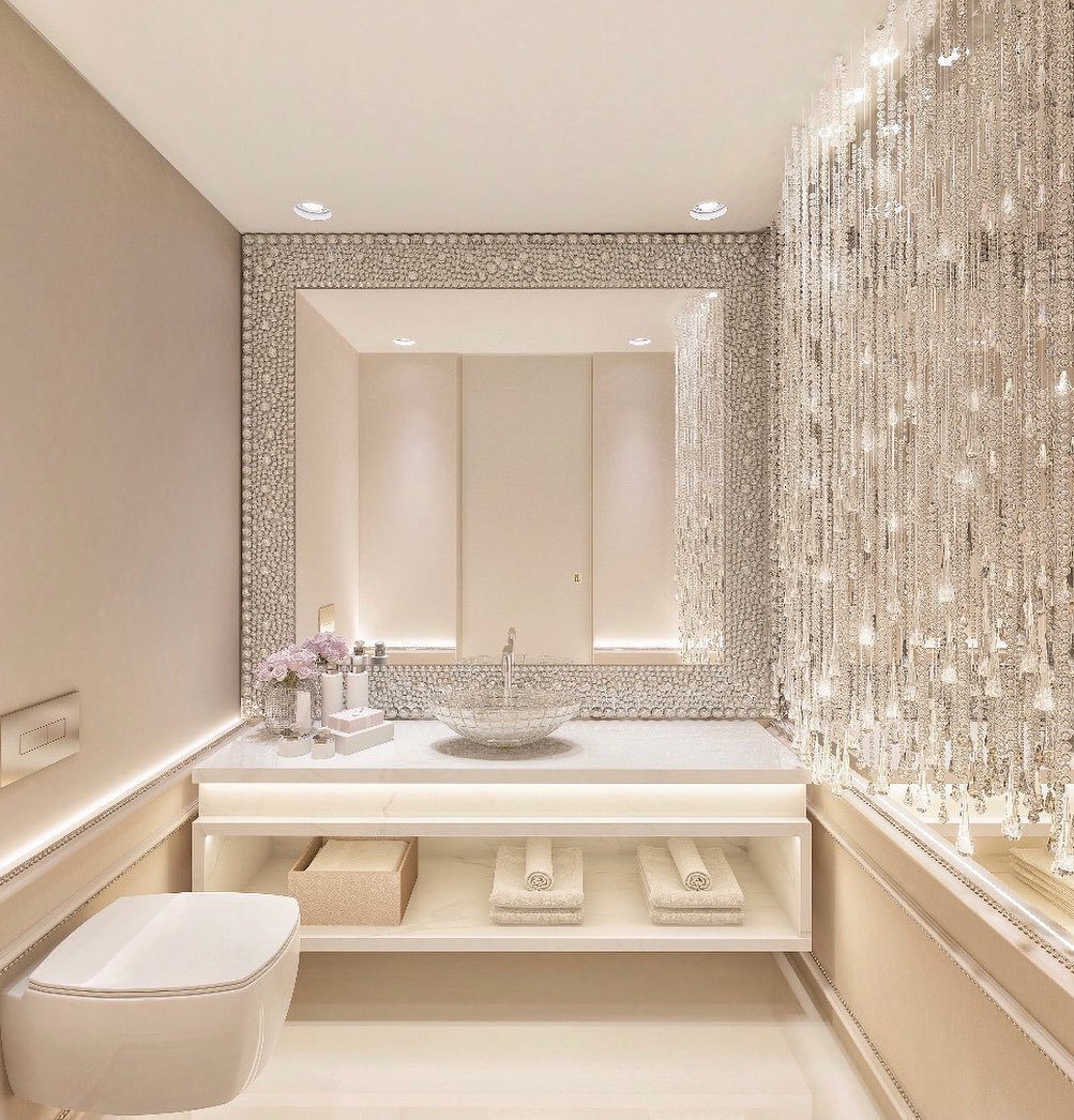 25 Jaw-Dropping Glam Bathroom Ideas for 2025 2 Sparkle And Sophistication In Every Corner
