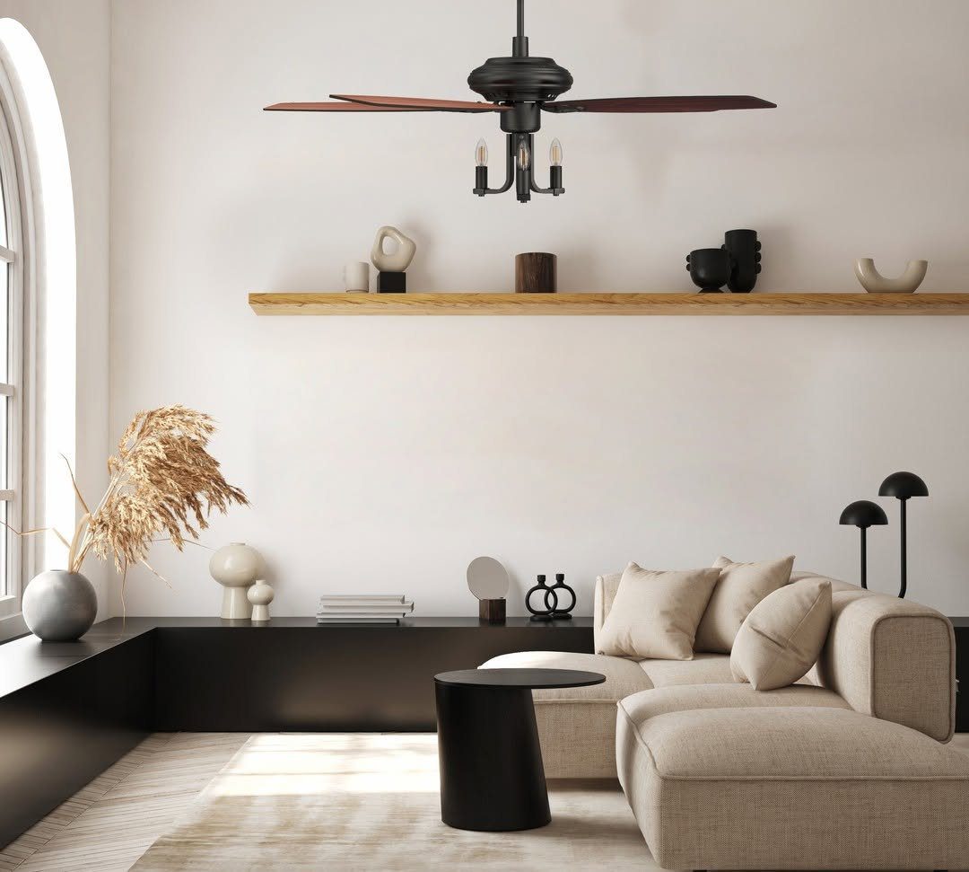 Jaw-Dropping Ceiling Fans for 2025 Living Rooms 16 Elegant Wood Ceiling Fan For Contrast