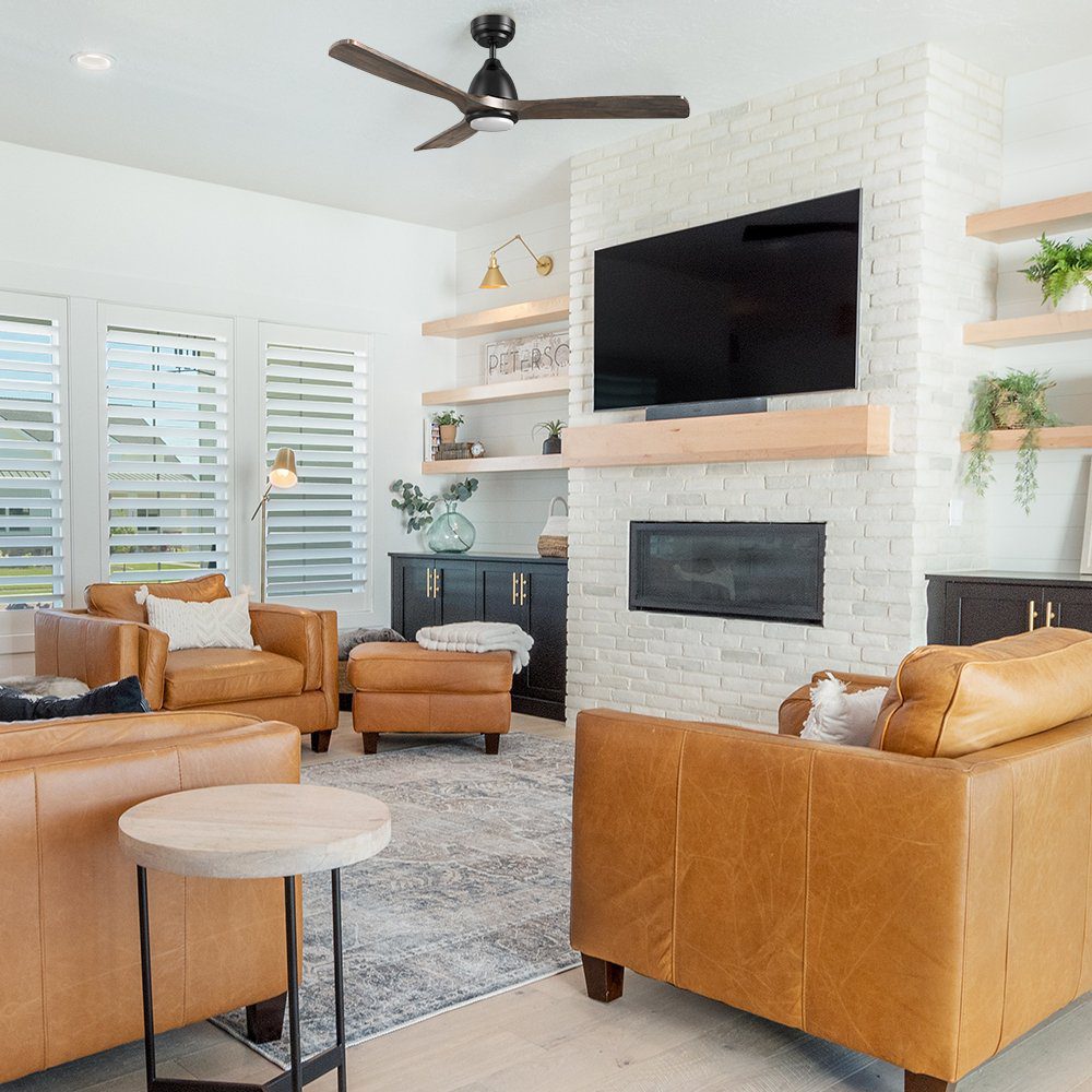 Jaw-Dropping Ceiling Fans for 2025 Living Rooms 21 Modern Wood Ceiling Fan For Warmth