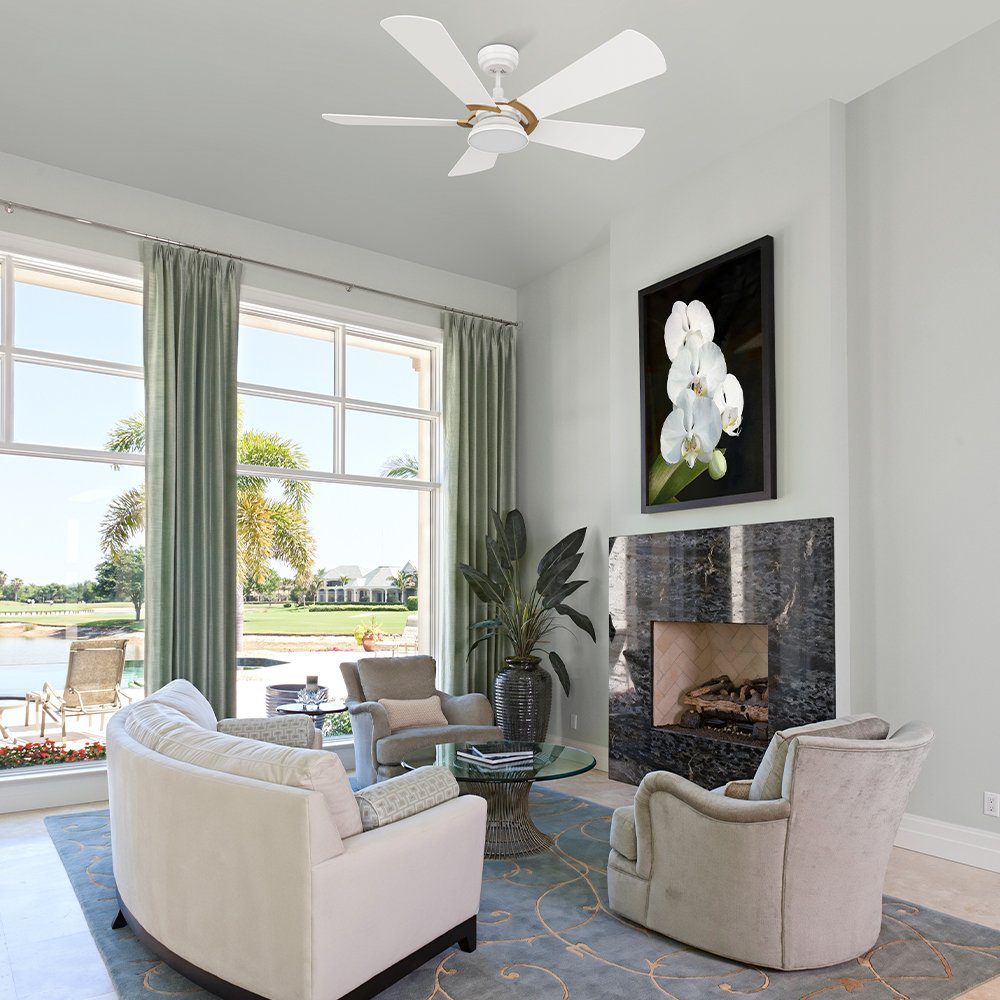 Jaw-Dropping Ceiling Fans for 2025 Living Rooms 2 Elegant Ceiling Fan for Airy Spaces