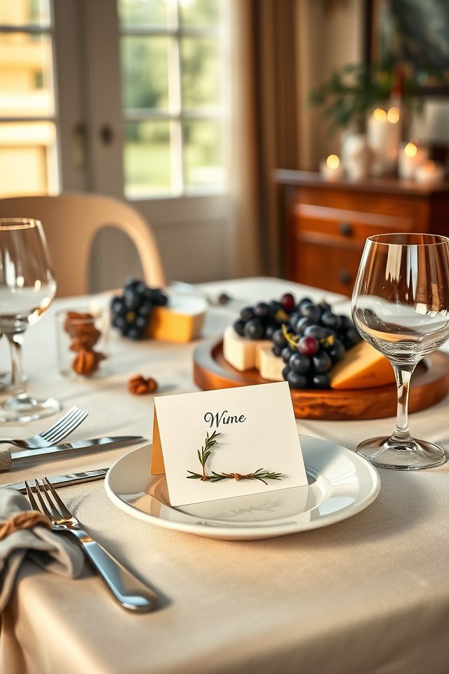 add personalized place cards