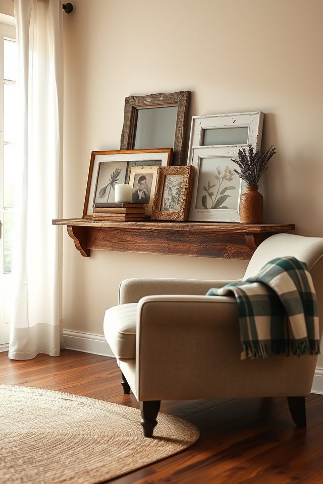 distressed frames rustic charm