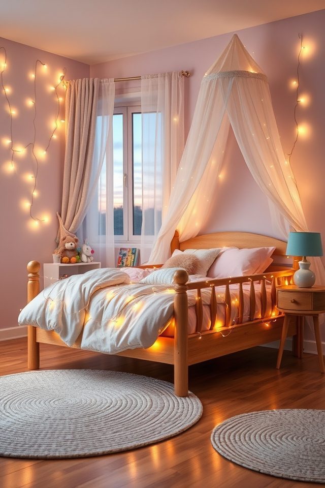 13 Kids Room Decor Ideas for a Playful National Play Day 13 fairy lights magical glow