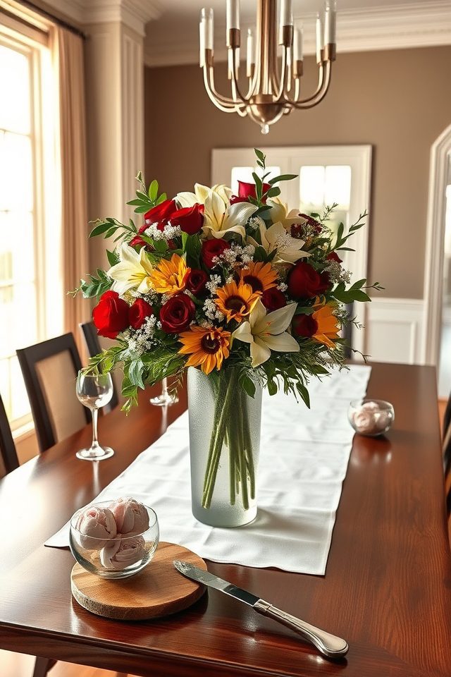 fresh vibrant floral arrangements
