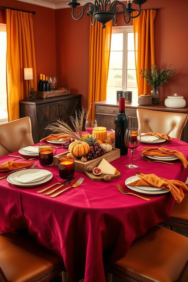 inviting warm color palette