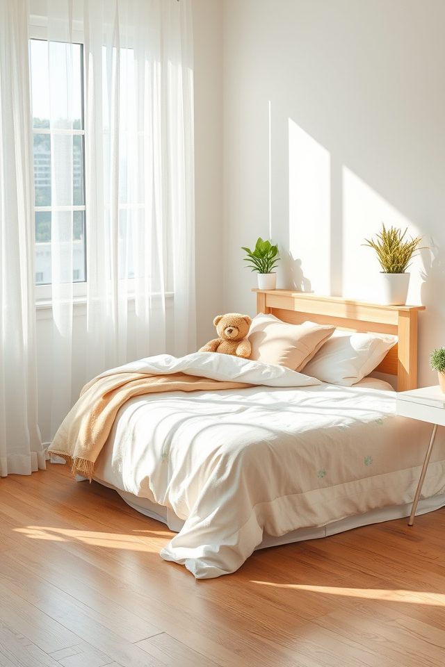 13 Sweet Summer Bedroom Ideas for Kids 11 light airy breathable fabrics