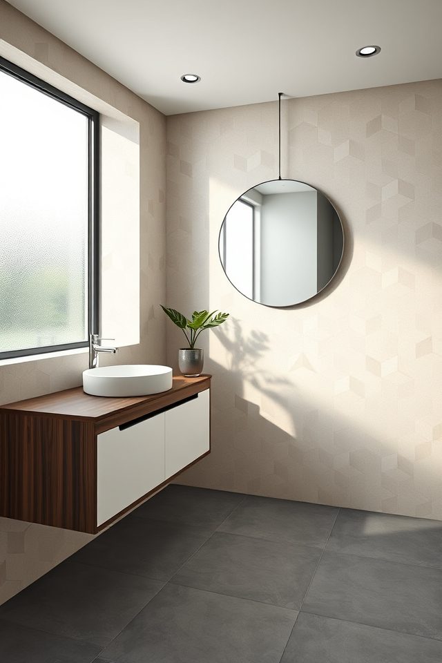 milky geometric modern flair