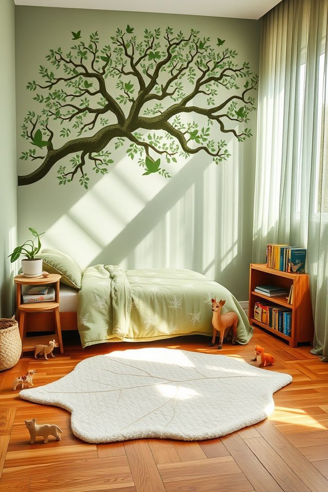 13 Sweet Summer Bedroom Ideas for Kids 7 nature inspired kids haven