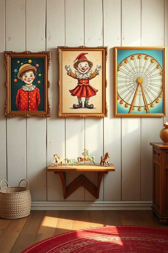 nostalgic vintage carnival posters