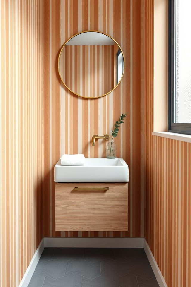 playful sweet caramel stripes