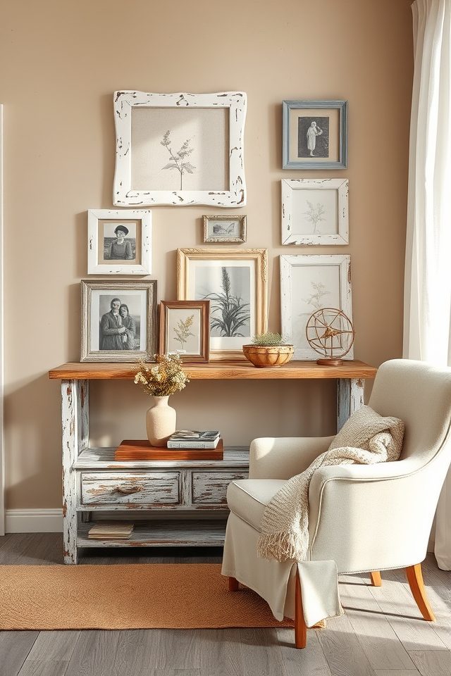 rustic distressed farmhouse frames