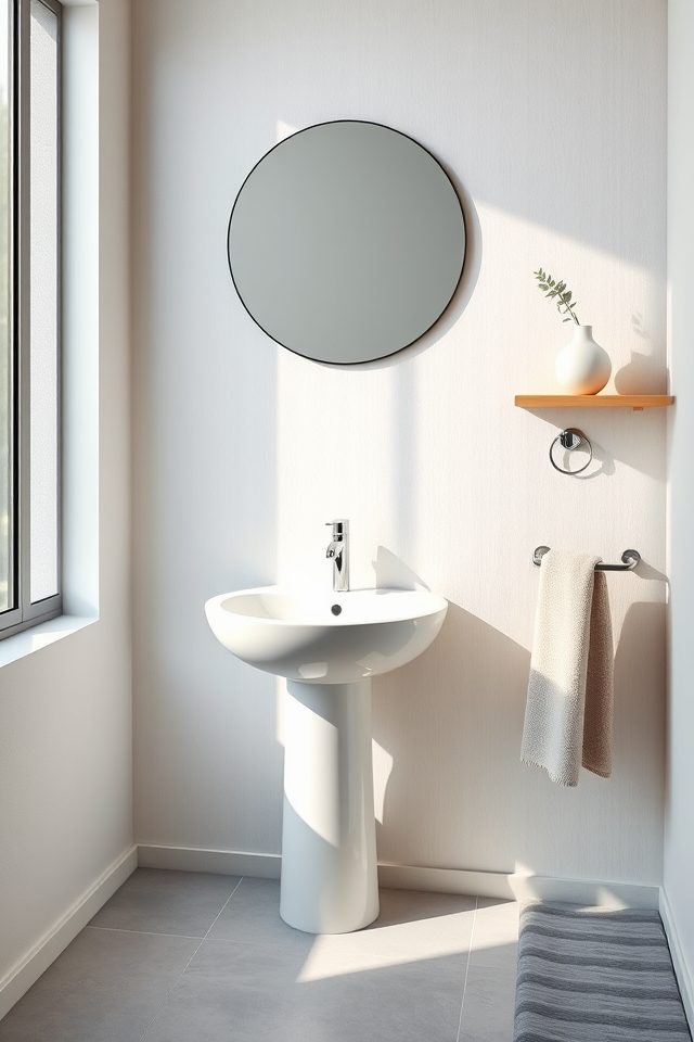 serene minimal off white