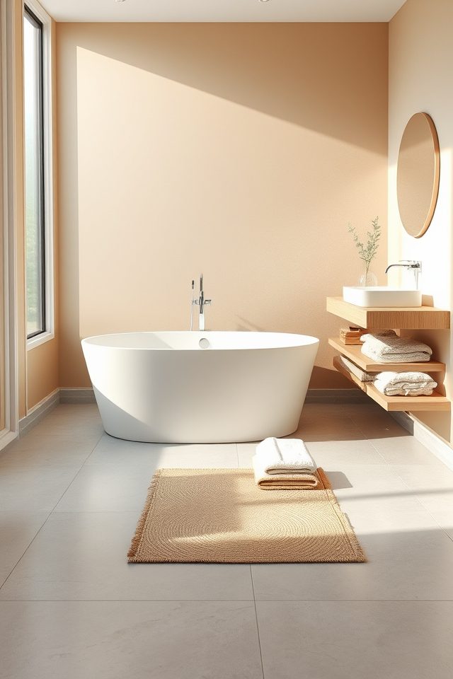 17 Refreshing Bathroom Decor Ideas for a Spa-Like Escape 1 timeless calming neutral palette