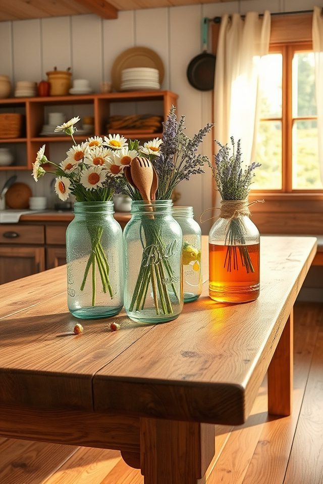 versatile vintage mason jars
