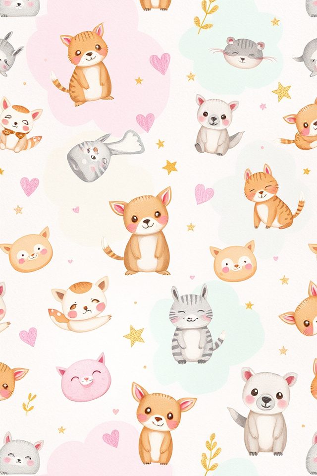 adorable animal themed wallpapers