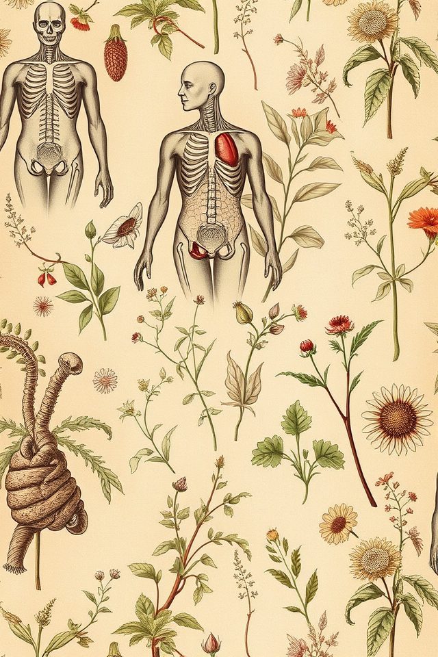 artistic vintage medical decor