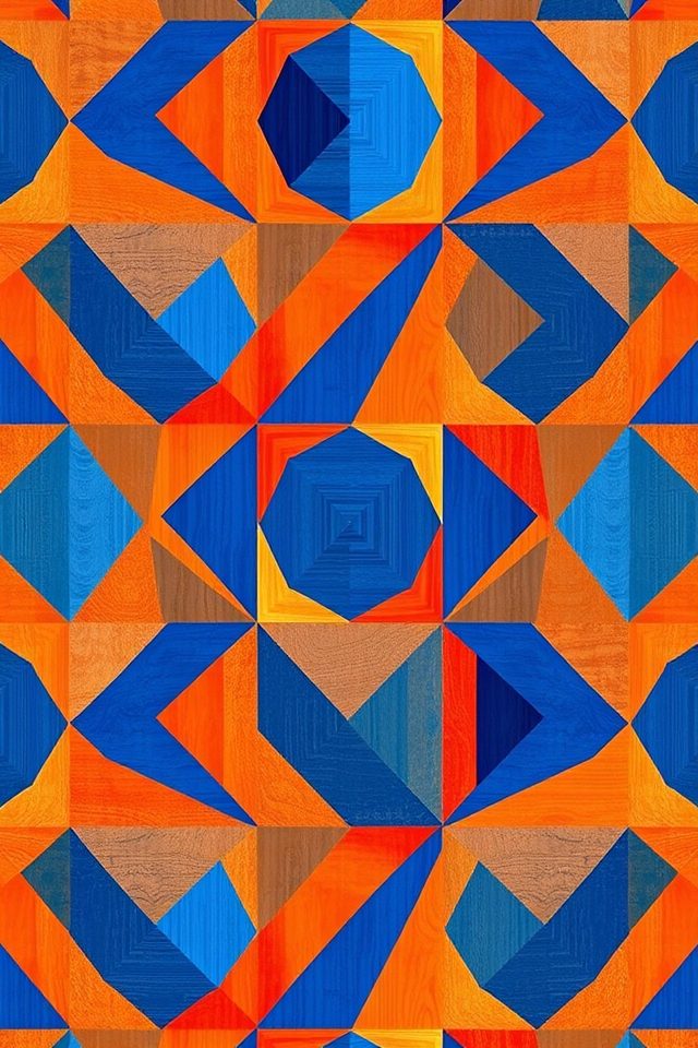 bold geometric entryway designs