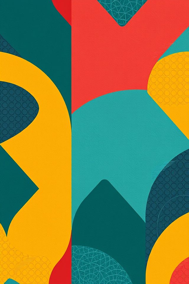 bold geometric wallpaper designs