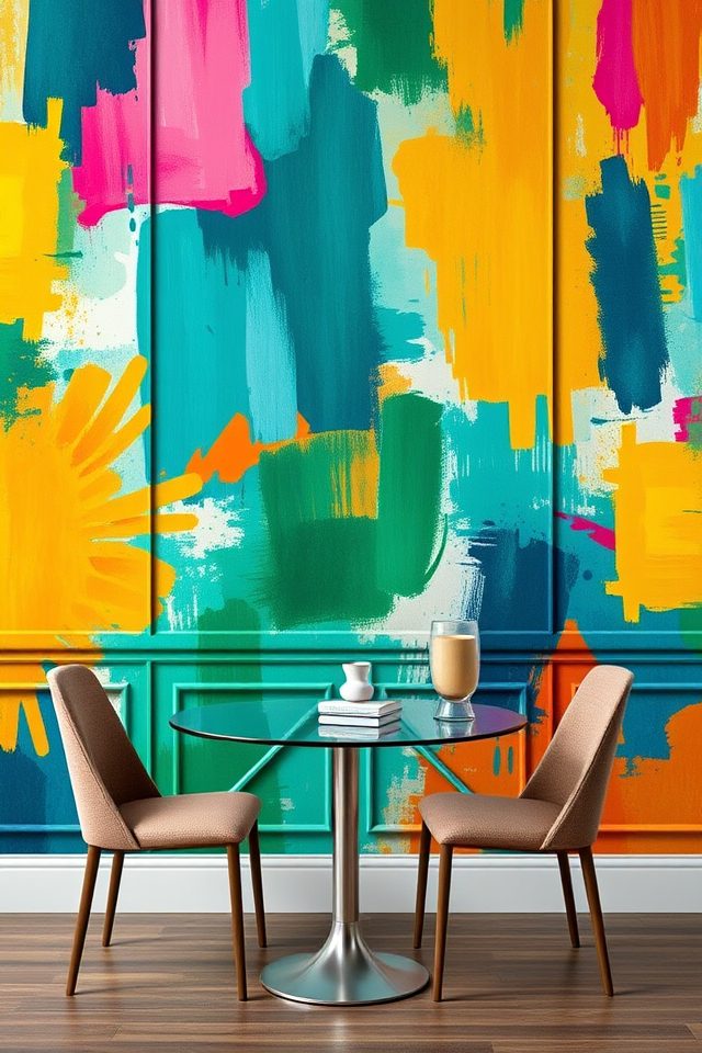 bold modern art wallpaper