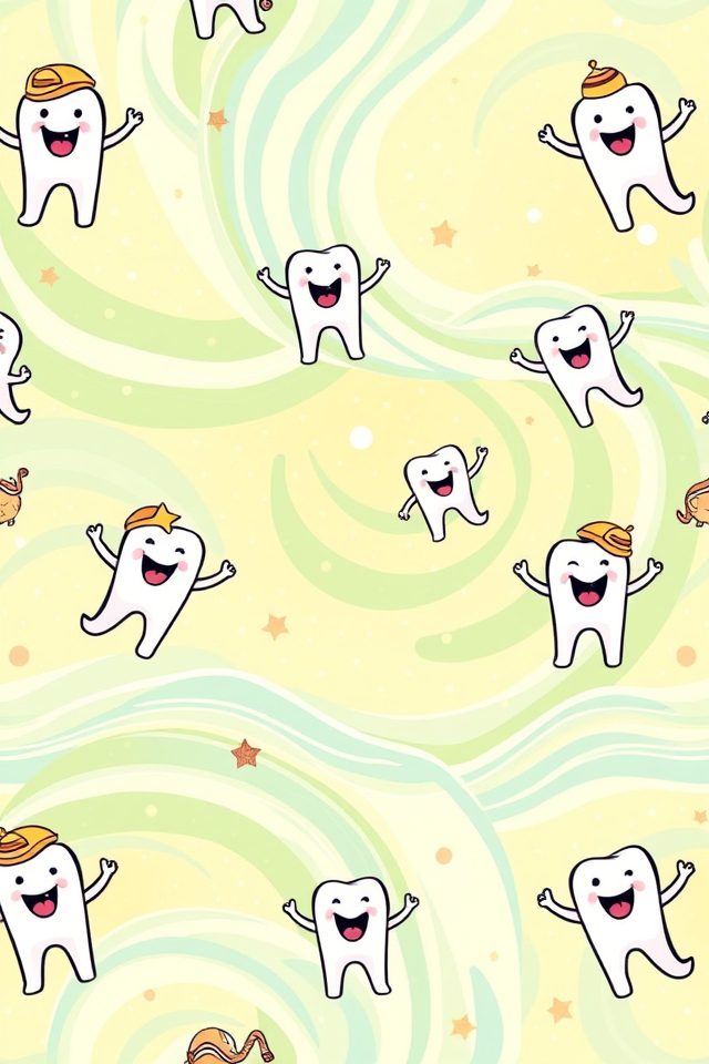 cheerful dental clinic decor