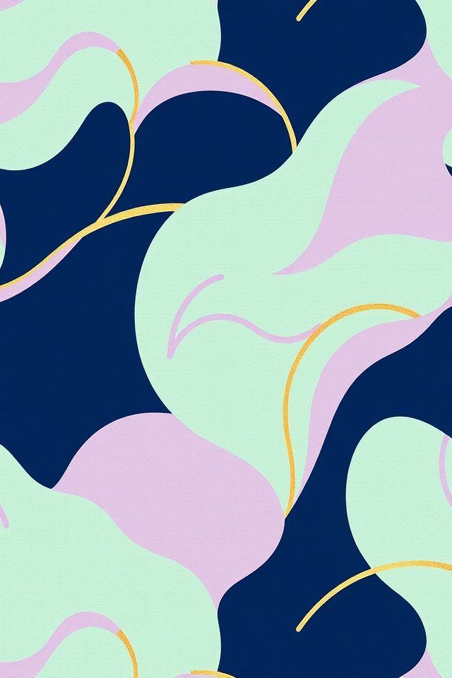 chic geometric wallpaper design