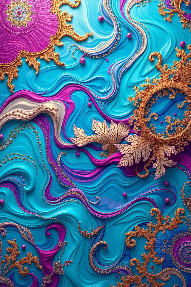 colorful marine paradise escape