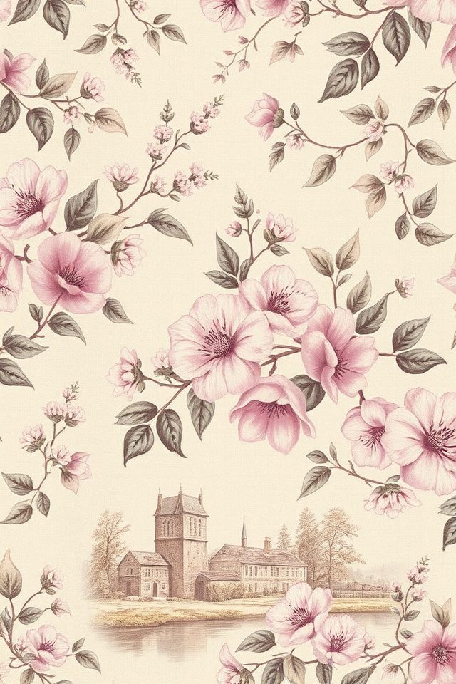 cozy cottage wallpaper patterns