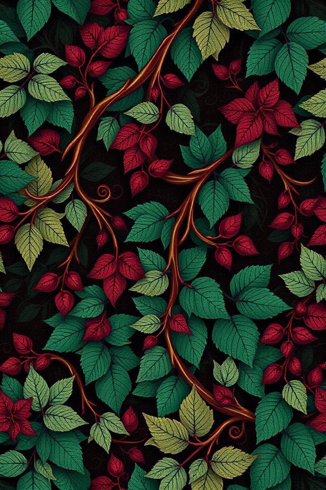 cozy winter botanical decor