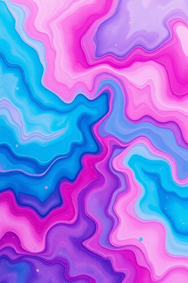 dreamlike vibrant wall art